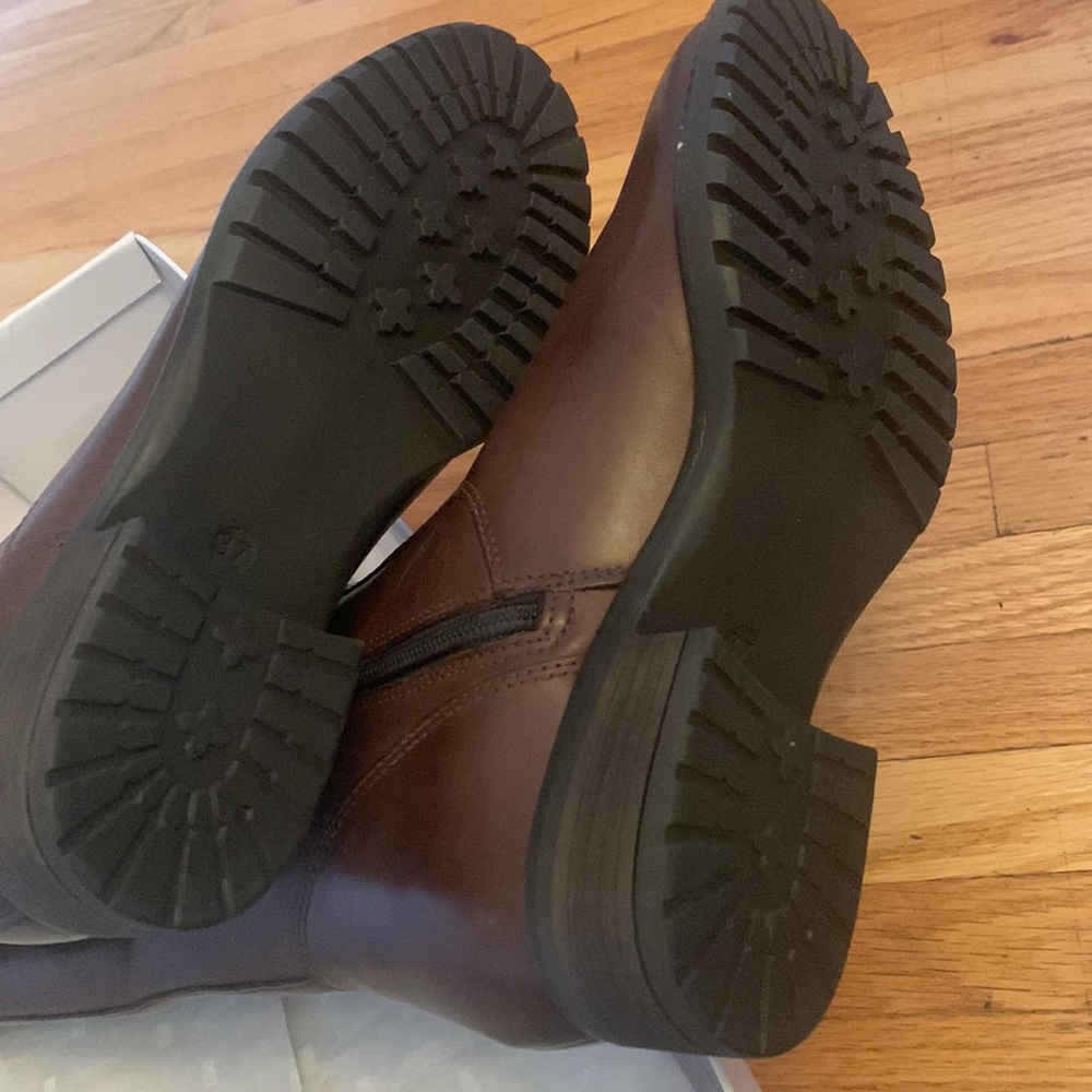 Biotime Viviana Boots Weatherproof Brown Genuine Leather - Picture 4 of 4